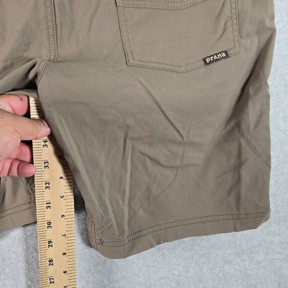 Prana Shorts 34 Shorts Stretch Zion 5 Pocket Standard 9" Inseam - Picture 12 of 13